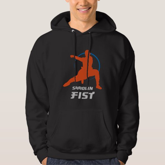 Veste À Capuche Shaolin Fist Kung Fu Warrior (Devant)