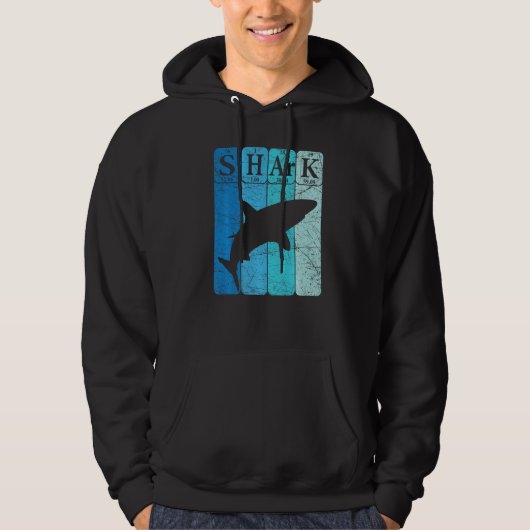 Veste À Capuche Shark Periodic Table Elements Retro Shark Selachim (Devant)