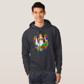 Veste À Capuche Shelter Noël Open Cadeaux Sable (Devant entier)