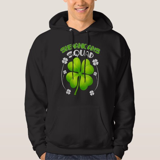 Veste À Capuche Shenanigans Squad Funny Jour de la Saint Patrick G (Devant)