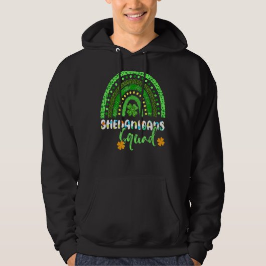 Veste À Capuche Shenanigans Squad Jour de la Saint Patrick Gnomes (Devant)
