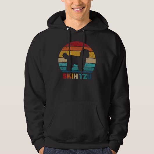 Veste À Capuche Shih Tzu Vintage (Devant)