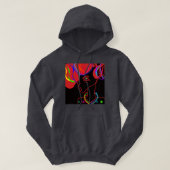 Veste À Capuche Short-eared Rabbit's Stylish Christmas Hoodie (Design devant)