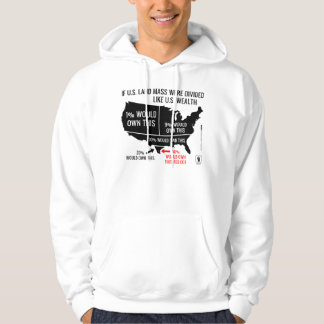 Veste À Capuche Si la masse de terre des États-Unis étaient