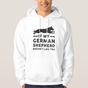 Veste À Capuche Si mon berger allemand Amoureux des chiens Vintage