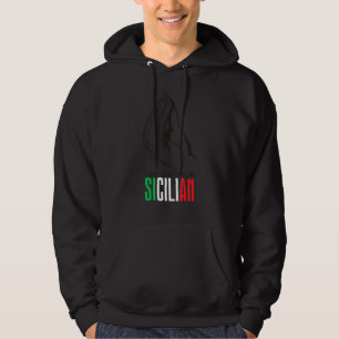 Veste À Capuche Sicile Italie Sicilienne Citation Sicile
