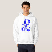 Veste À Capuche Signe Livre - Bleu (Devant entier)