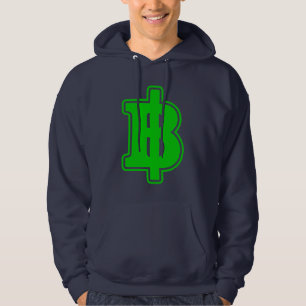Veste À Capuche SIGNE VERT BAHT ฿ devises thaïlandaises ฿