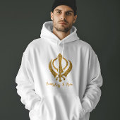 Veste À Capuche Sikh Khanda "Sans peur et libre"