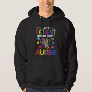 Veste À Capuche S'Il Vous Plaît Être Patient Avec Moi J'Ai Autisme