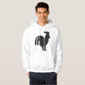 Veste À Capuche Silhouette de Coq (Devant entier)