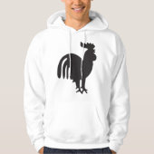 Veste À Capuche Silhouette de Coq (Devant)