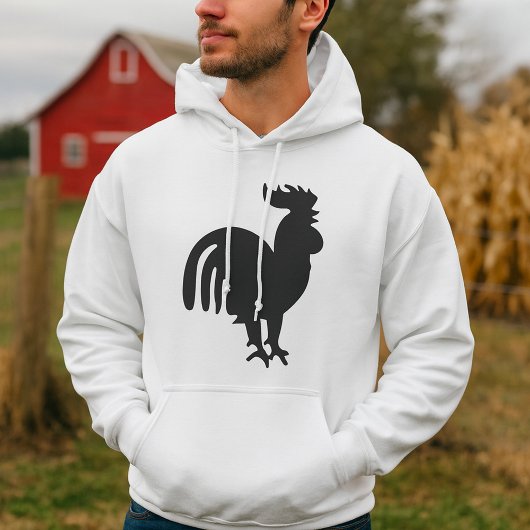 Veste À Capuche Silhouette de Coq