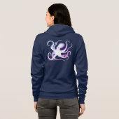 Veste À Capuche Silhouette octopus (Dos entier)