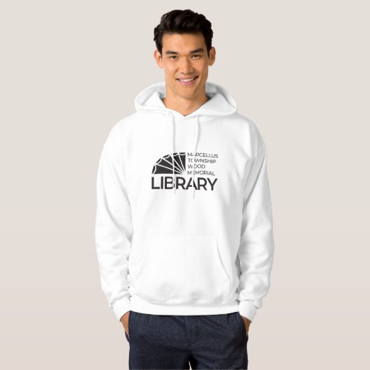 Veste À Capuche Simple Library Sweatshirt (Devant entier)