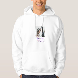 Veste À Capuche simple minimal ajoutez votre nom photo peinture pa