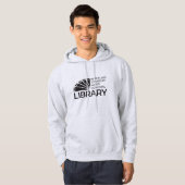 Veste À Capuche Simple sweat-shirt de bibliothèque (Devant entier)