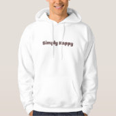 Veste À Capuche Simplement heureux (Devant)