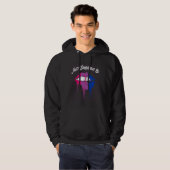 Veste À Capuche Simplement Jeter Bi Bisexual LGBTQ Bi Pride LGBT d (Devant entier)