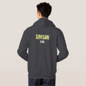Veste À Capuche Simson aronde de RDA conception publicitaire (Dos entier)