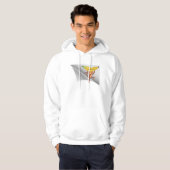 Veste À Capuche singe avec banane sous le patch (Devant entier)