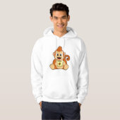 Veste À Capuche Singe avec la coupe du café (Devant entier)