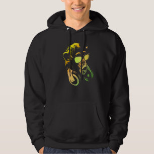 Veste À Capuche Singe Chimpanzé Avec Lunettes De Soleil Et Écouteu