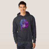 Veste À Capuche Singe souriant qui ricane (Devant entier)