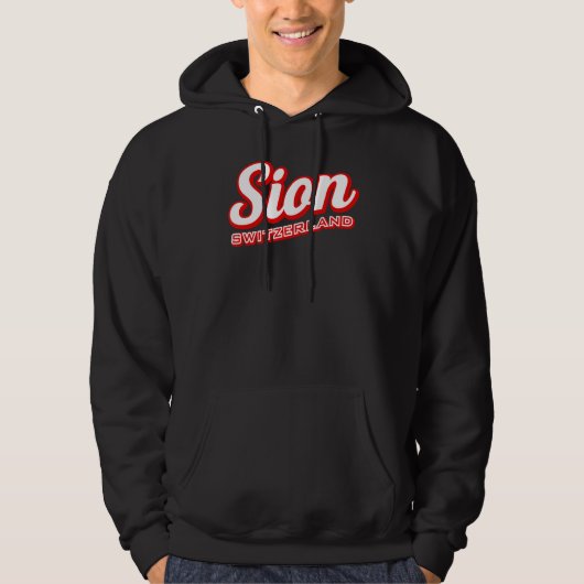 Veste À Capuche Sion Suisse (Devant)