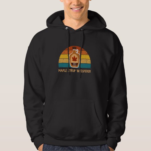 Veste À Capuche Sirop d'érable Whisperer érable Sirop d'érable et (Devant)