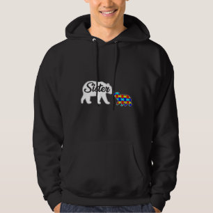 Veste À Capuche Sister Bear Autism Awareness Love Support Family A