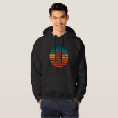 Veste À Capuche Skate Retro Sunset (Devant entier)