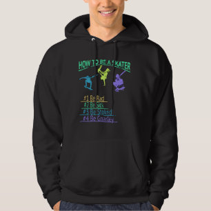 Veste À Capuche Skateboard Pour Patineuse Fille Ou Garçon Patinage