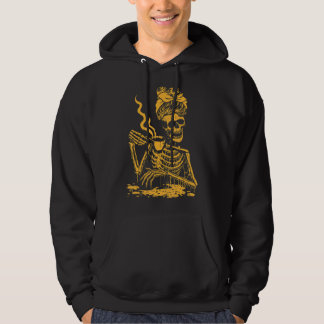 Veste À Capuche Skeleton Coffee Messy Bun Coffee