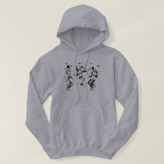 Veste À Capuche Skeletons Break Dancing Hoded Sweatshirt (Design devant)
