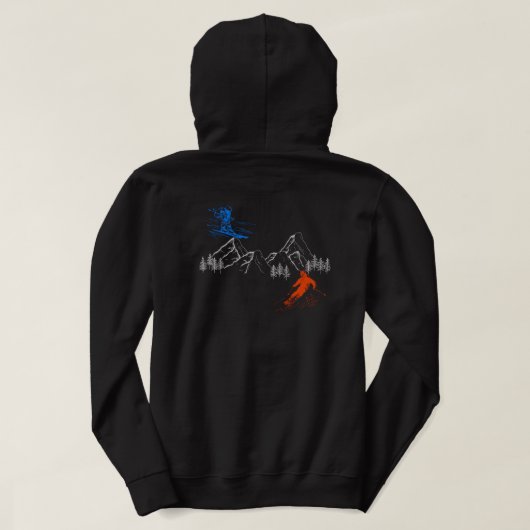 Veste À Capuche Ski En Ski (Design dos)