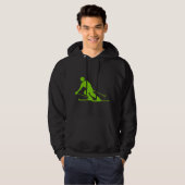 Veste À Capuche Ski - Martian Green (Devant entier)
