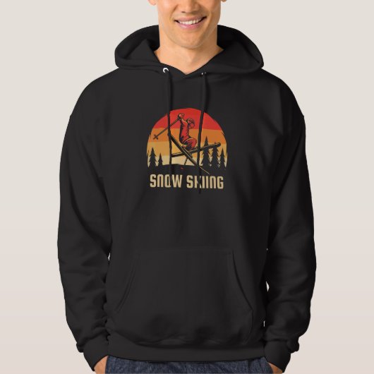 Veste À Capuche Ski sur neige (Devant)