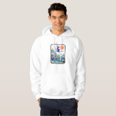 Veste À Capuche Ski sur neige (Devant entier)