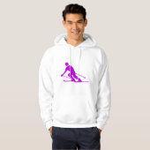 Veste À Capuche Ski - Violet (Devant entier)