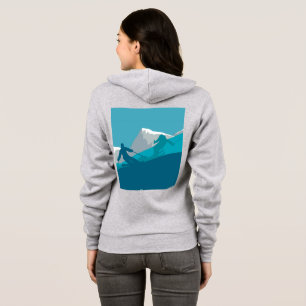 Veste À Capuche Skieurs alpins ski alpin ski alpin gris pâle