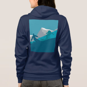 Veste À Capuche Skieurs alpins Ski alpin Ski alpin Marine Bleu