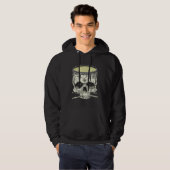 VESTE À CAPUCHE SKULL DRUM (Devant entier)