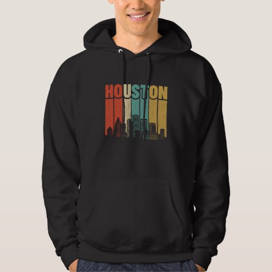 Veste À Capuche Skyline de Houston au Texas (Devant)