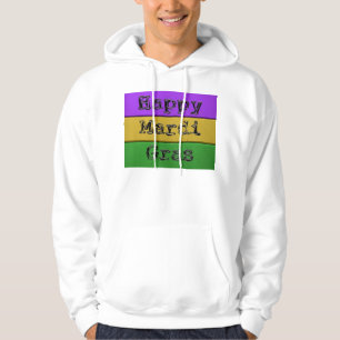 Veste À Capuche SlipperyJoe's Mardi Gras or violet métal vert s