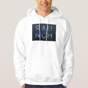 Veste À Capuche SlipperyJoe's runch métallique grandes lettres ble
