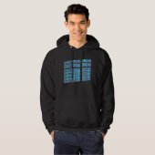 Veste À Capuche Slogan de lecture de la crainte existentielle Stre (Devant entier)