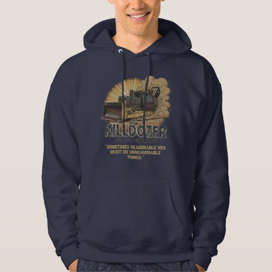 Veste À Capuche Slogan de Tank Epic Mega Killdozer 2 (Devant)