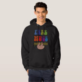 Veste À Capuche Sloth Free Hugs (Devant entier)