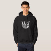 Veste À Capuche Sloth Jote Sloth Bella Canvas Sloth (Devant entier)